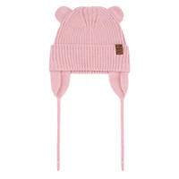 Pink Knit Hat 6-24m