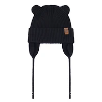 Black Knit Hat 6-24m
