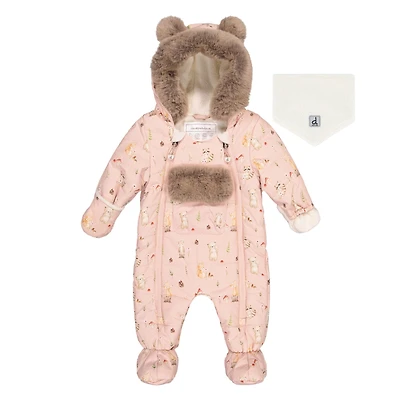 Woods Animals Snowsuits 3-18m