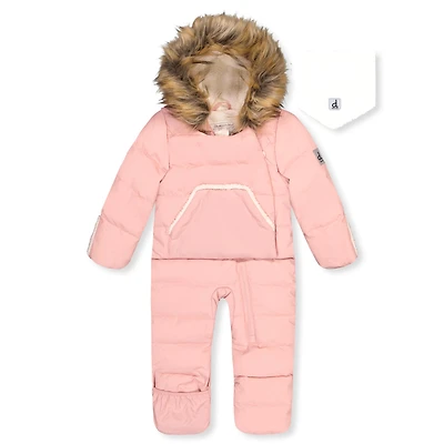 Pink 1pce Snowsuit 6-30m