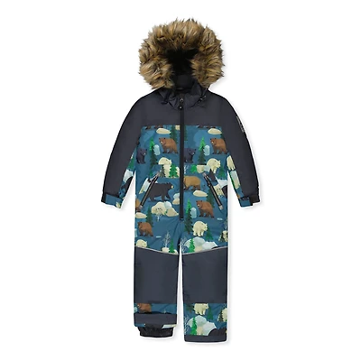 Bears 1pce Snowsuits 2-6