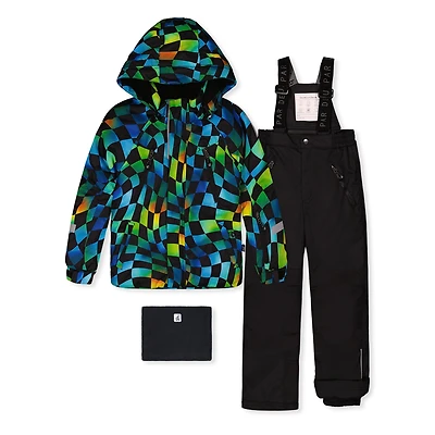 Checker Snowsuit 7-12