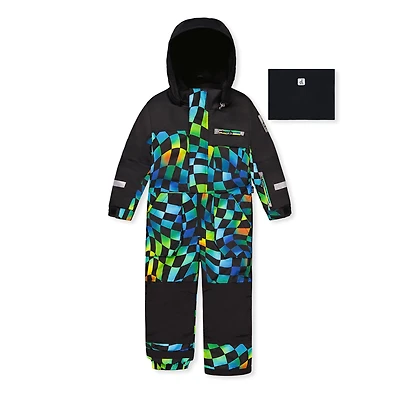 Habit de Neige Une Pièce Carreaux 2-6ans