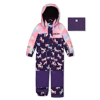 Unicorns 1pce Snowsuits 2-6