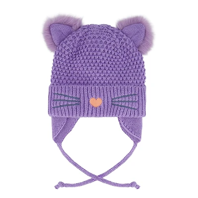 Cat Violet Knit Hat 2-14