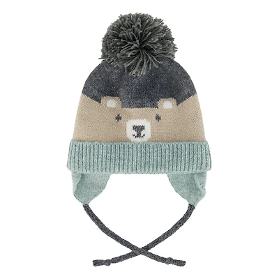Bear Knit Hat 6-24m