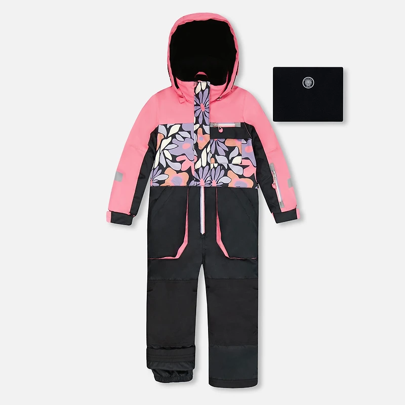 Retro Flowers Snowsuit 2-6