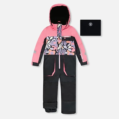 Retro Flowers Snowsuit 2-6