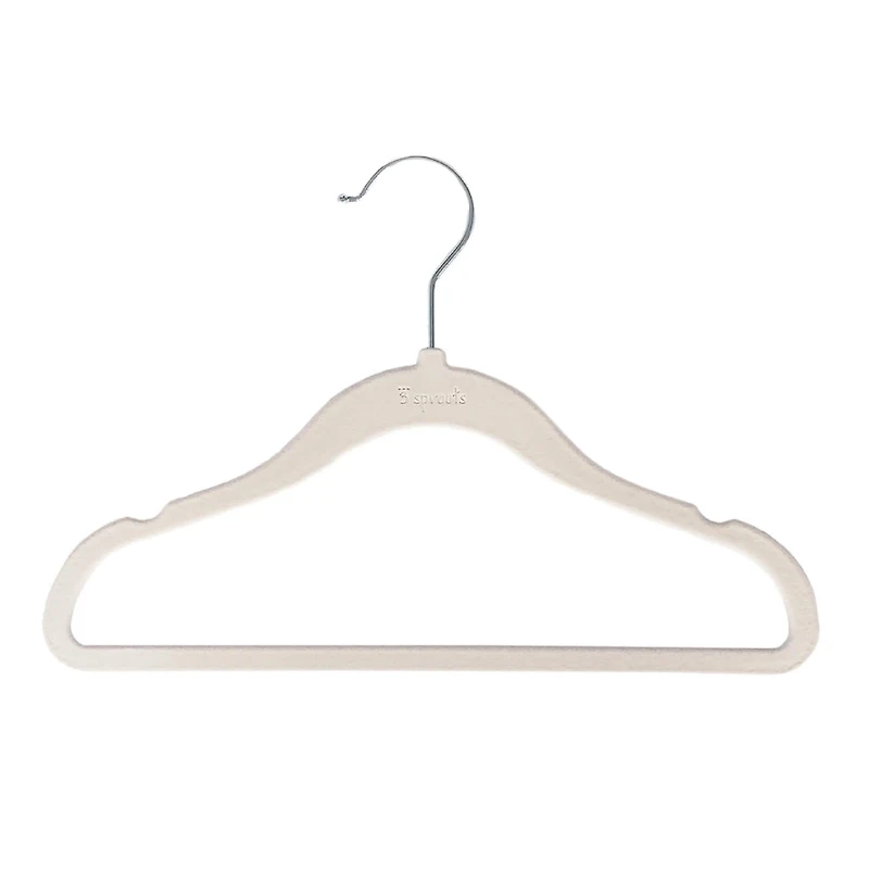 Velvet Hanger (15) - Cream