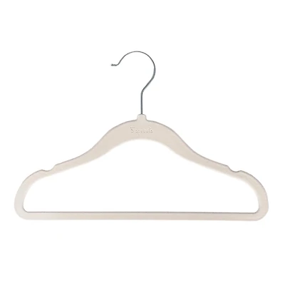 Velvet Hanger (15) - Cream