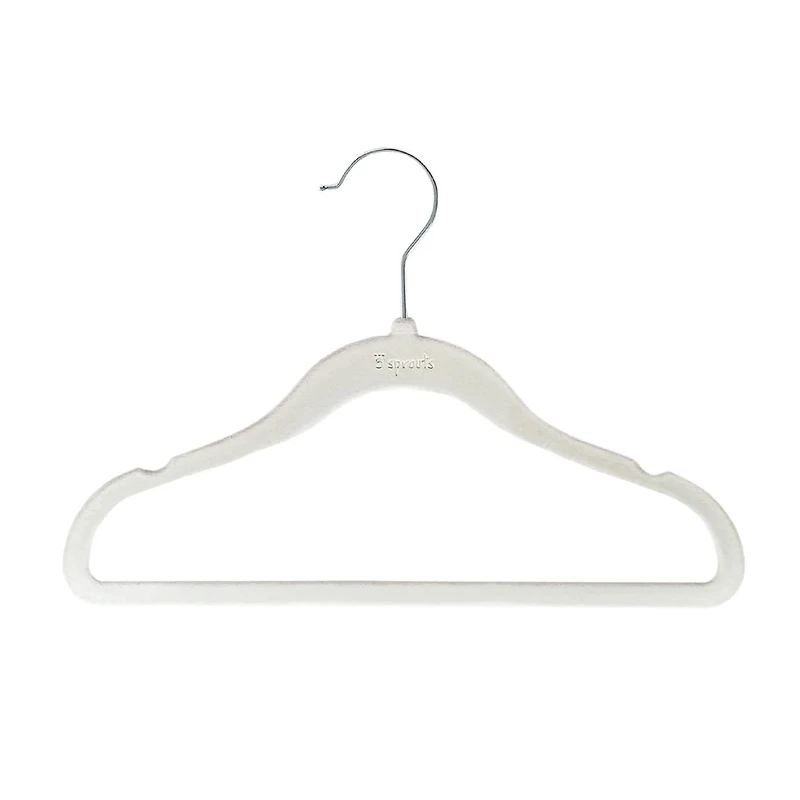 Ensemble de 15 Cintres en Velours - Sauge