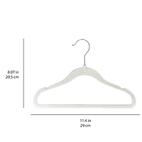 Ensemble de 15 Cintres en Velours - Sauge