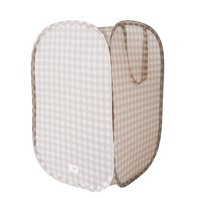 Recycled Pop-Up Laundry Hamper - Gingham
