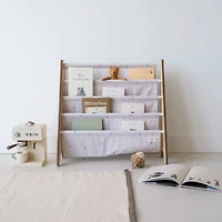 Recycled Fabric Book Rack - Blueberry