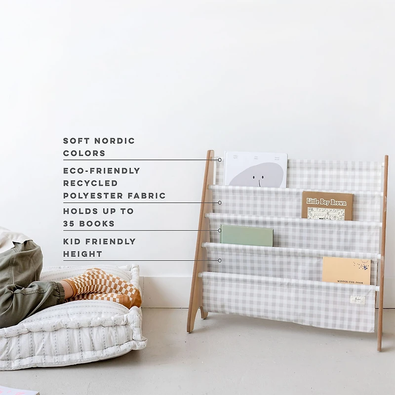 Recycled Fabric Book Rack
