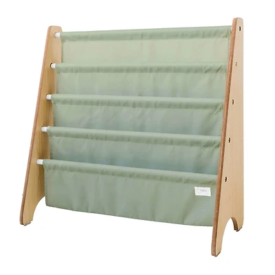 Recycled Fabric Book Rack - Green