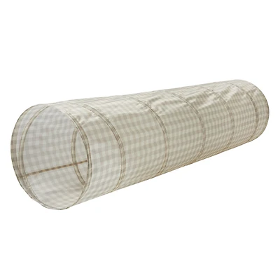 Recycled Fabric Play Tunnel - Gingham
