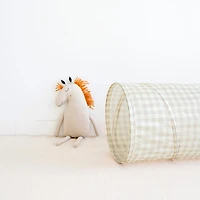 Recycled Fabric Play Tunnel - Gingham