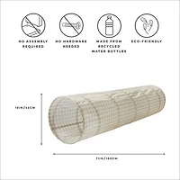Recycled Fabric Play Tunnel - Gingham