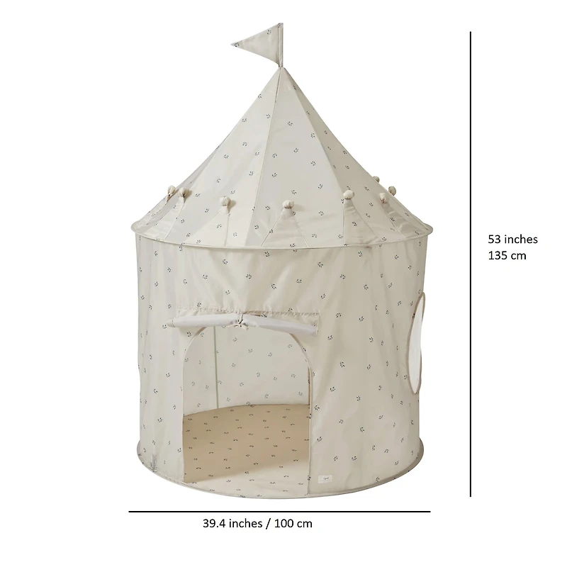 Recycled Fabric Play Tent - Blueberry