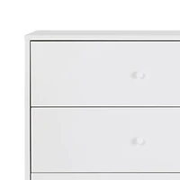 Commode 3 Tiroirs Central Park - Blanc / Naturel