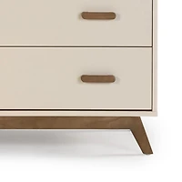 5 Drawers Dresser Chest - Almont Walnut