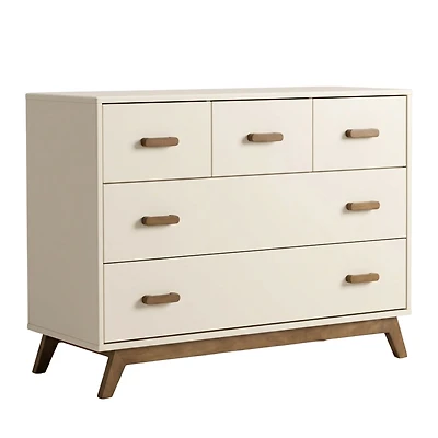 5 Drawers Dresser Chest - Almont Walnut