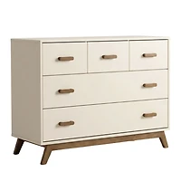 5 Drawers Dresser Chest - Almont Walnut