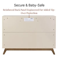5 Drawers Dresser Chest - Almont Walnut