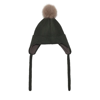 Tuque Tricot Pompon 6-24mois