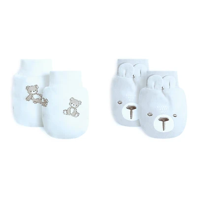 Jersey Scratch Mitts 2-pack - Bear