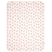 Couverture Jersey/Sherpa - Ours Rose