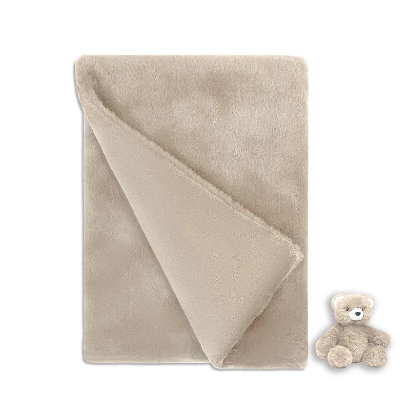 Couverture Ourson Taupe