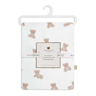 Printed Plush Blanket -Teddy
