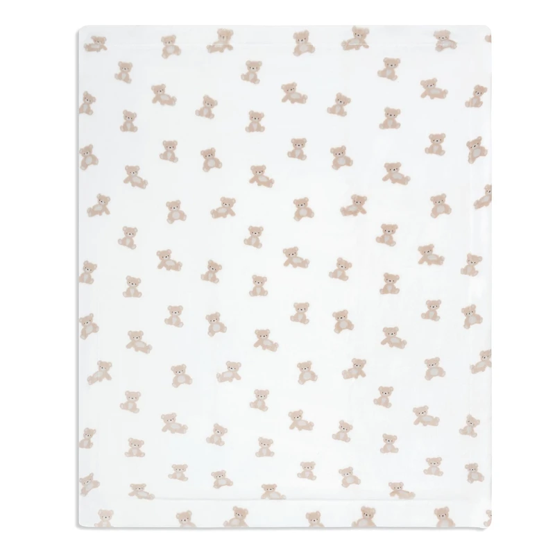 Printed Plush Blanket -Teddy