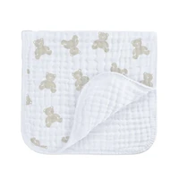 Muslin Burp Cloth 3-pack - Bear