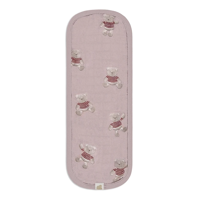 3pk Muslin Burp Cloth-bear
