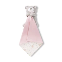 Bibs (3) + Cuddly Plush - Pink Teddy