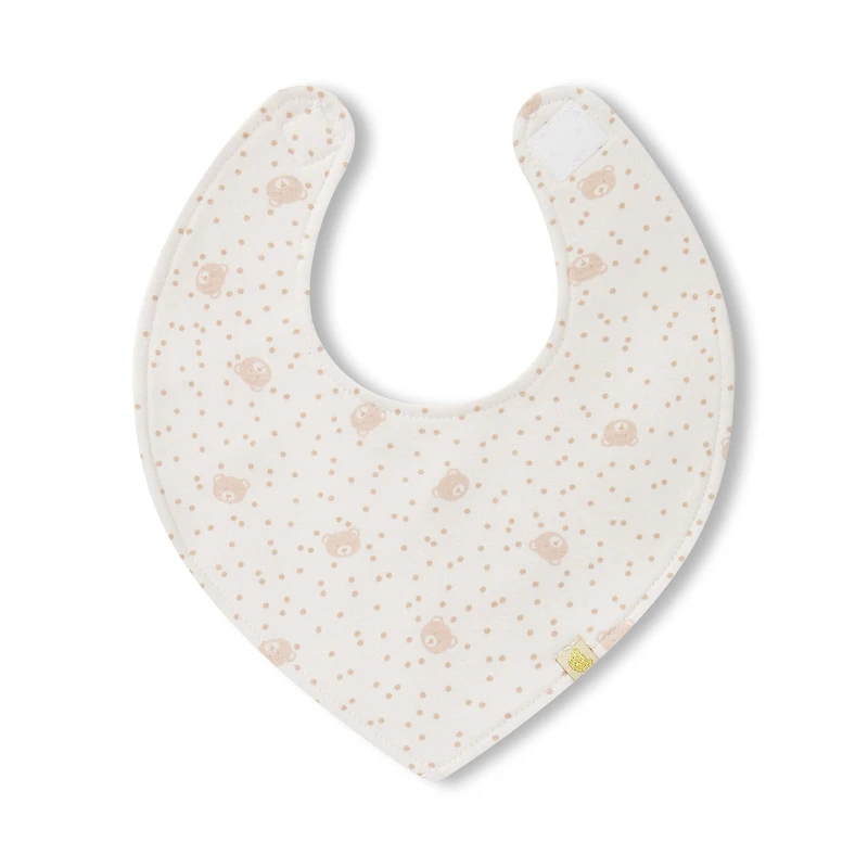 Bibs (3) + Cuddly Plush - Pink Teddy