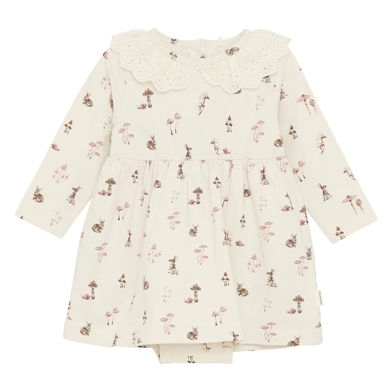 Mushroom Print Dress 6-24m