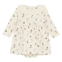 Mushroom Print Dress 6-24m