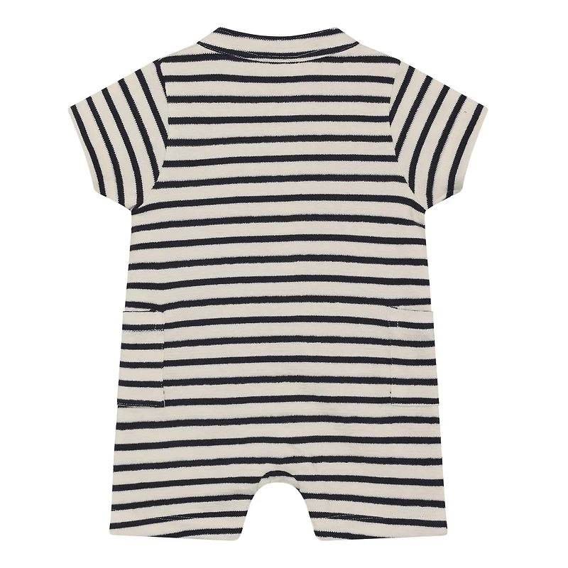 Combinaison Polo Rayée 6-24mois