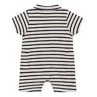 Combinaison Polo Rayée 6-24mois