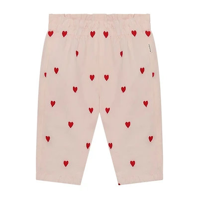 Heart Embroidered Pants 3-24m
