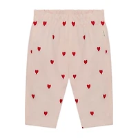 Heart Embroidered Pants 3-24m