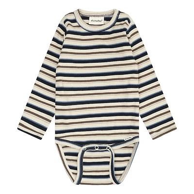 Stripe Rib Bodysuit 6-24m