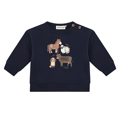 Gilet Ouaté Animal Ferme 6-24mois