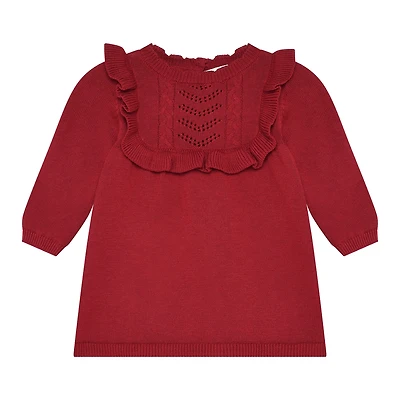 Red Knit Dress 6-24m