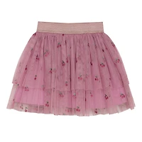 Jupe Tulle Cerises 3-10ans