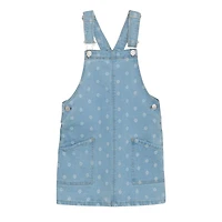 Chasuble Denim Fleurs 3-8ans